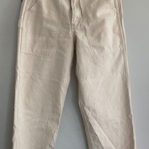 Cotton "Painter Pants" in Natural // Size XS
